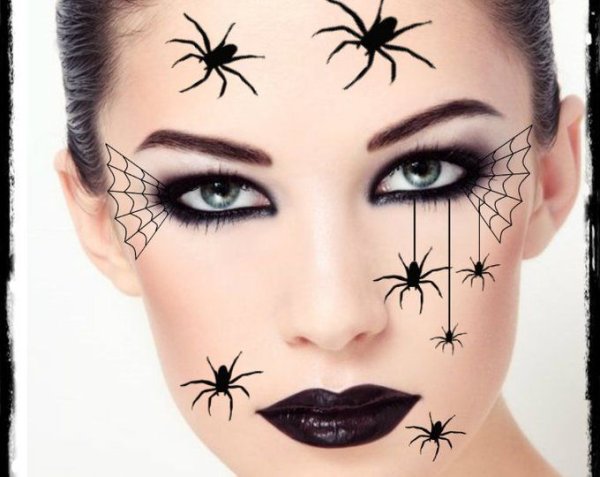 Детский аквагрим для Хэллоуина