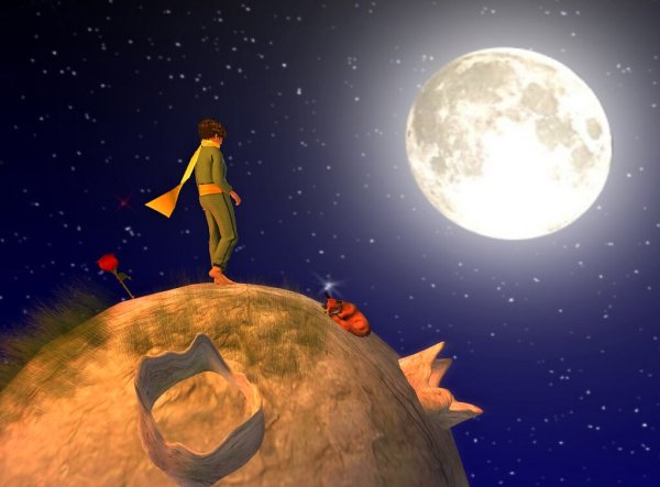 Маленький принц силует