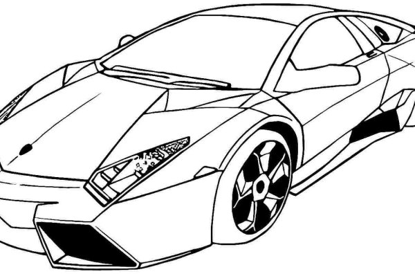 Хонда NSX раскраска