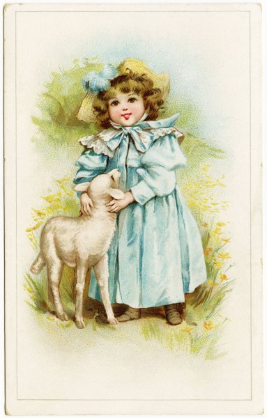 Изображения детей на старинных открытках