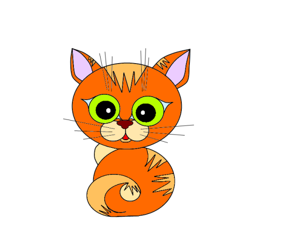 Маленькие котята мультяшные