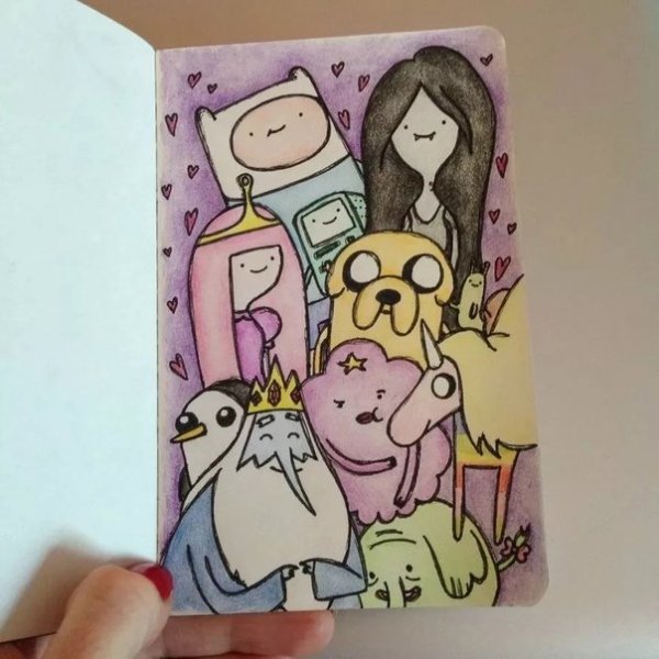 Прикольные идеи для скетчбука