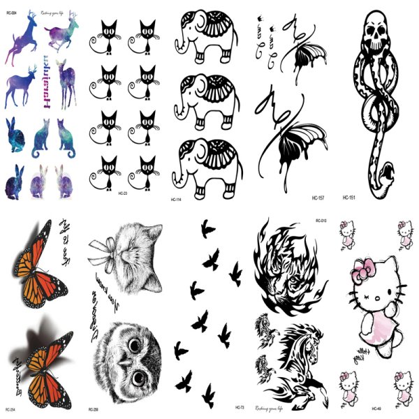 Небольшие рисунки тату