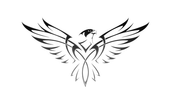 Сапсан птица тату