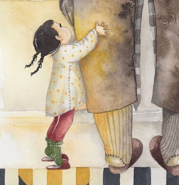 Отец и дочь иллюстрации