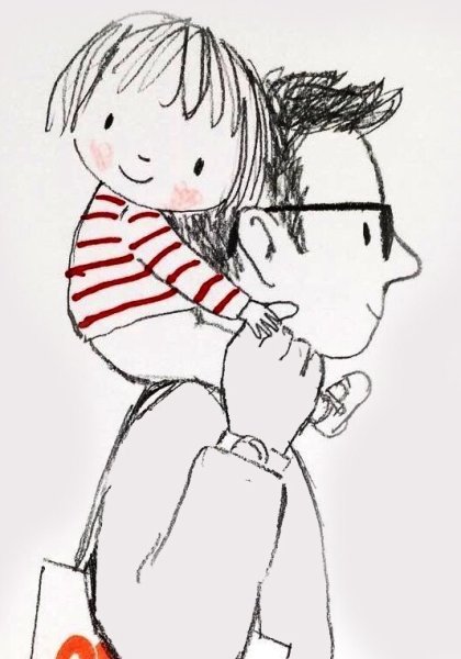 Милые рисунки для папы