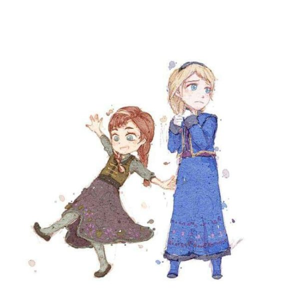 Холодное сердце Анна и Эльза маленькие