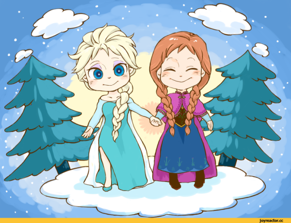 Эльза и Анна маленькие