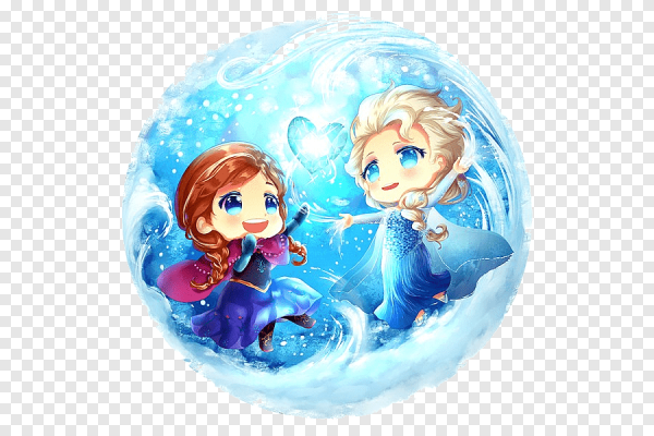 Эльза Анна в детстве Анна и Эльза