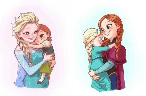 Холодное сердце Анна и Эльза маленькие