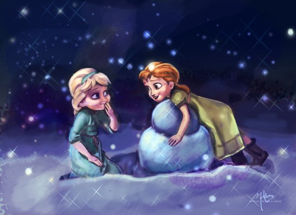 Холодное сердце Анна и Эльза маленькие