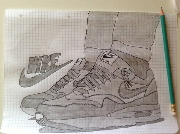 Рисунки карандашом граффити на бумаге