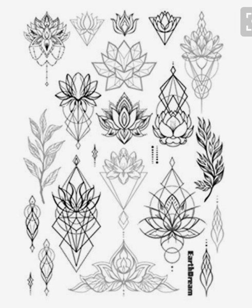 Лотос эскиз