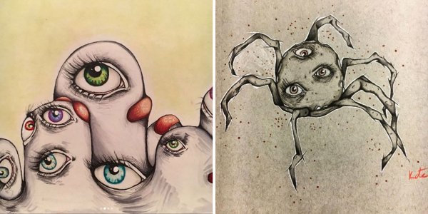 Рисунки людей с шизофренией