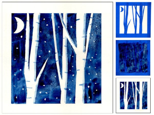 Рисование с помощью малярного скотча