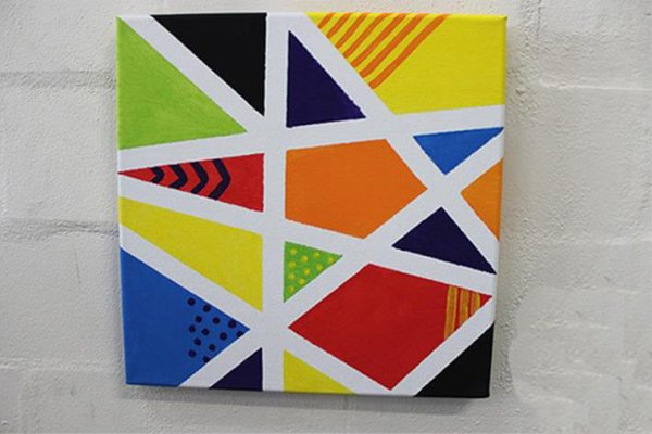 Применение малярного скотча в рисовании