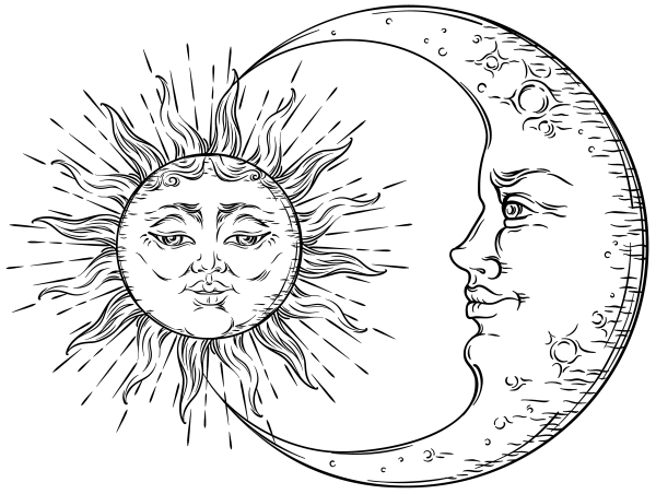 Тату солнце эскизы