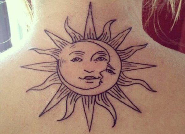 Тату солнце эскизы