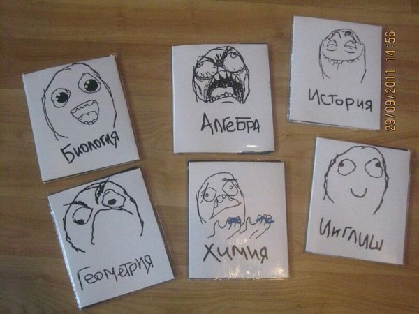 Стикеры для ежедневника черно белые