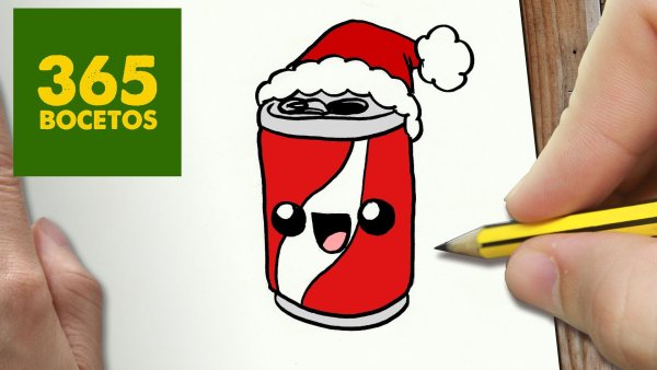 Рисунки для срисовки новогодние еда