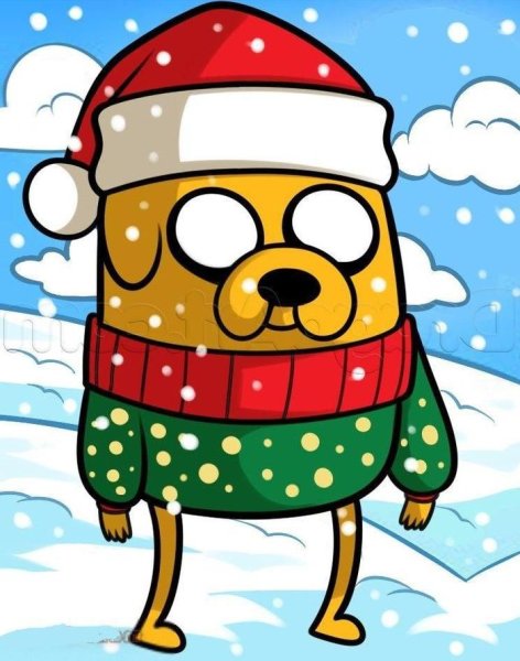 Рисунки на новый год для срисовки