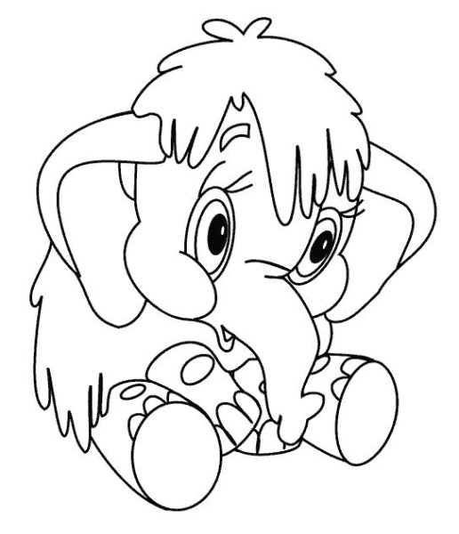 Шерстистый Мамонтенок