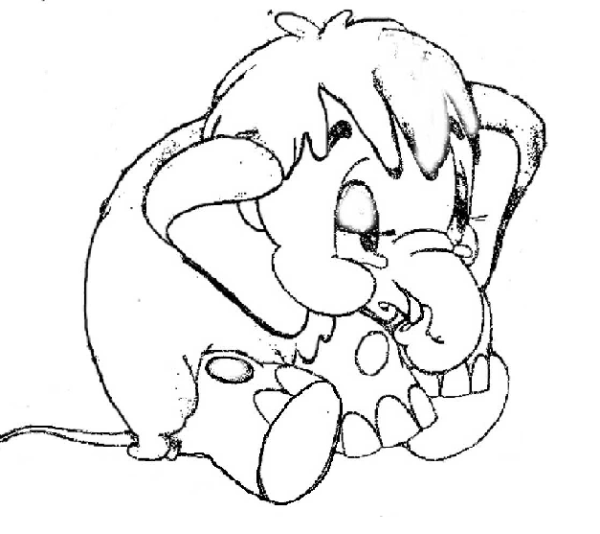 Мама для мамонтенка Мамонтенок