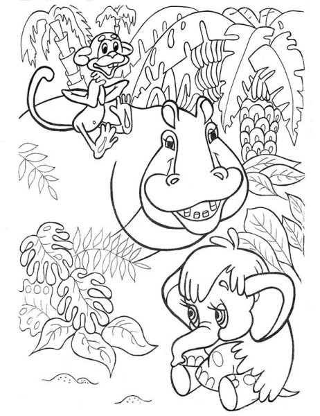 Мамонтенок мультяшный