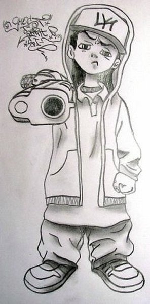 Рисунки в стиле хип хоп