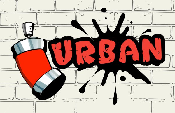 Обои в стиле граффити