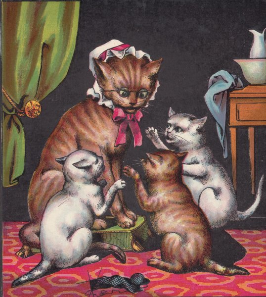 Кошки и котята в сказках