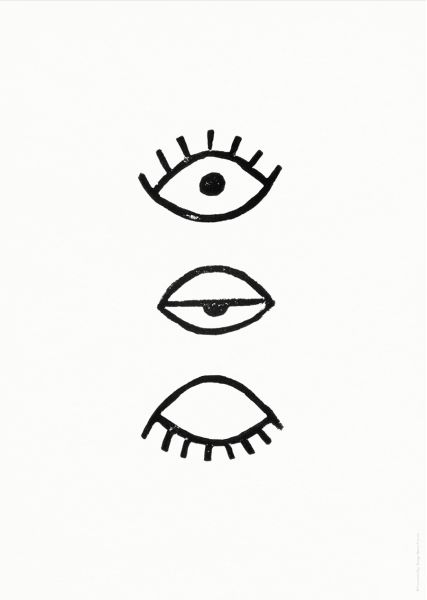 Тату глаз Минимализм