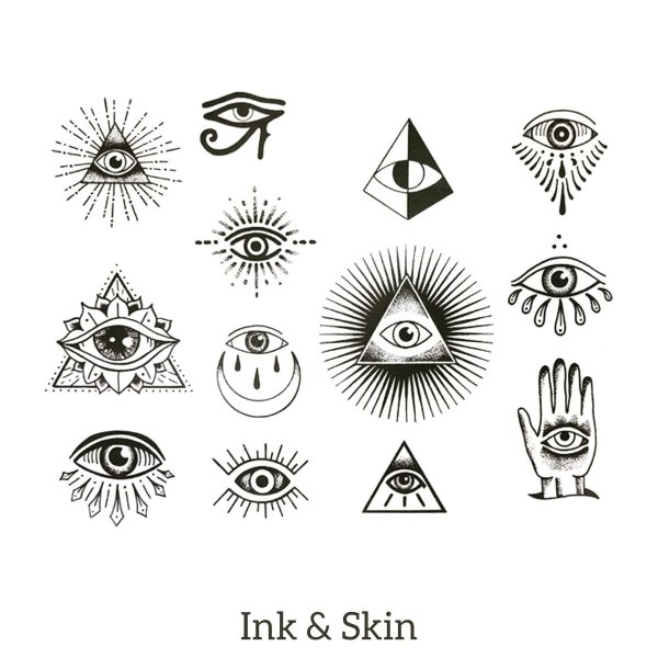 Глаз тату эскиз Минимализм