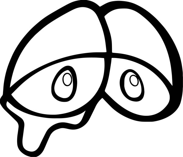 Рисунок глаза для срисовки легкие