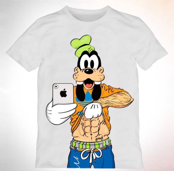 Футболки с мультяшными персонажами