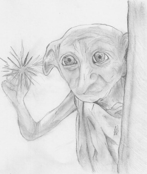 Добби карандашом