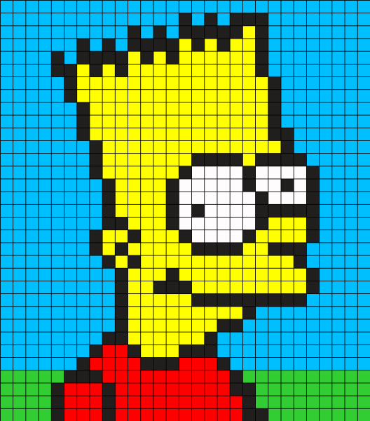 Рисунки по пикселям