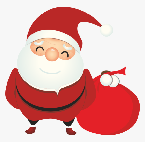 Маленький дед Мороз рисунок