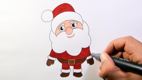 Новогодний витраж трафарет