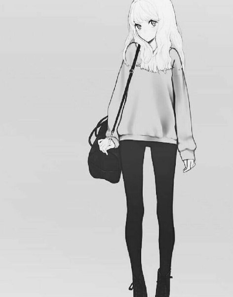 Аниме девушка со скейтом