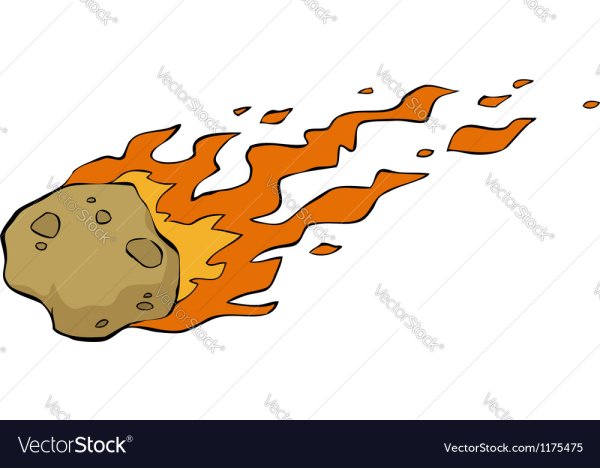 Нарисовать метеорит