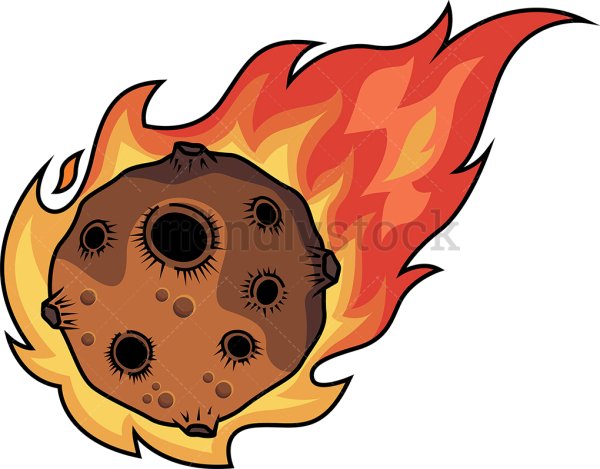 Метеорит мультяшный