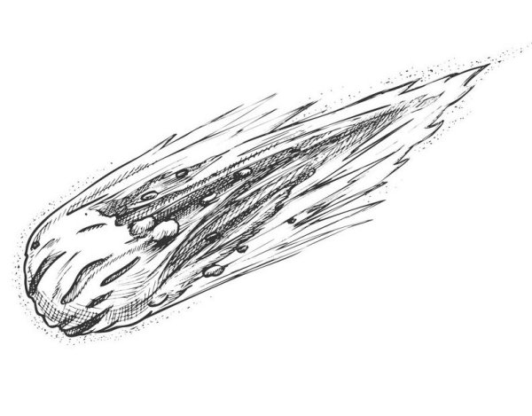 Комета скетч