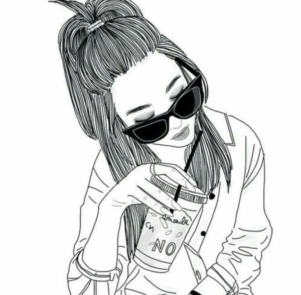 Раскраски для девочек крутые девчонки