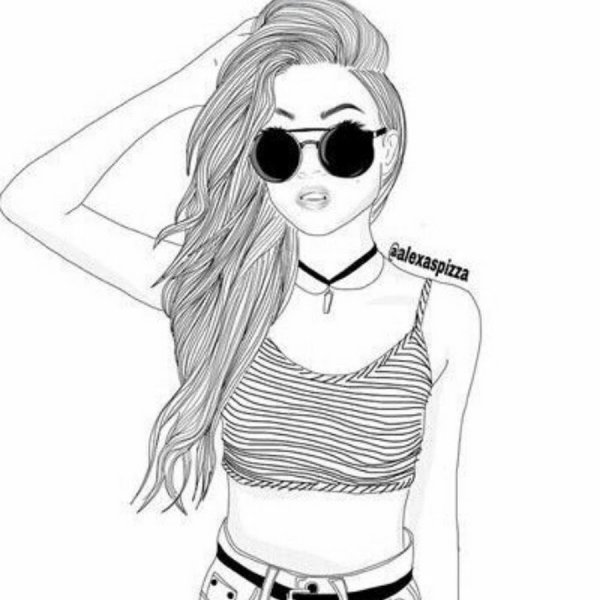 Крутые раскраски для девочек