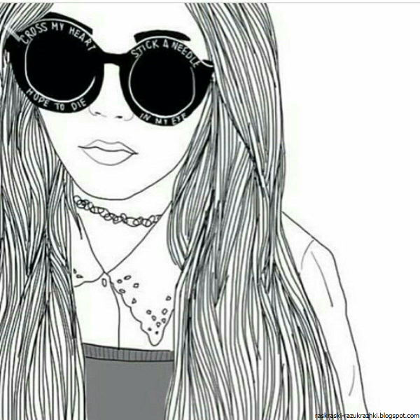 Крутые раскраски для девочек