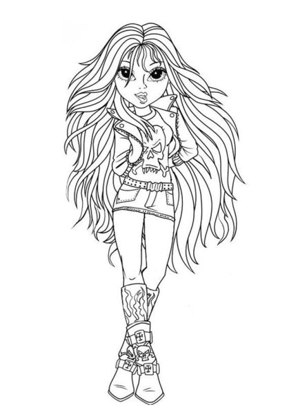 Крутые раскраски для девочек