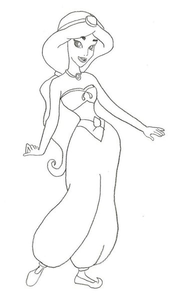 Жасмин карандашом