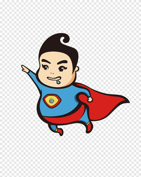 Мультяшный супер герой