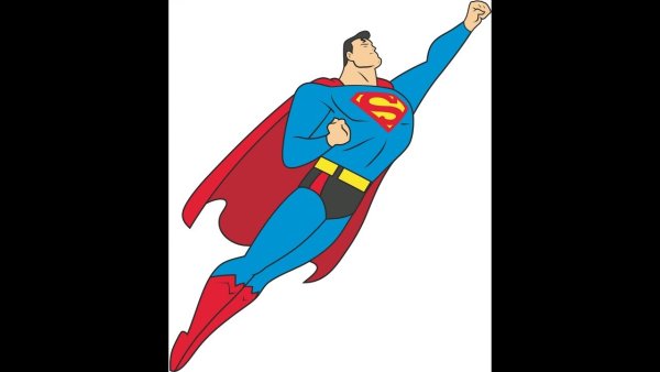 Супермен без фона